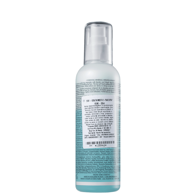 LEAVE-IN KEUNE SPRAY 200ML KERATIN SMOOTH 2-PHASE