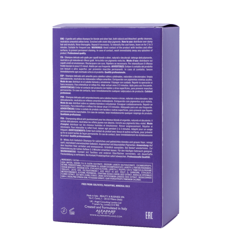 SHAMPOO ALFAPARF 250ML BLONDE