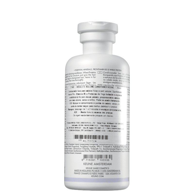 CONDICIONADOR KEUNE 250ML ABSOLUTE VOLUME