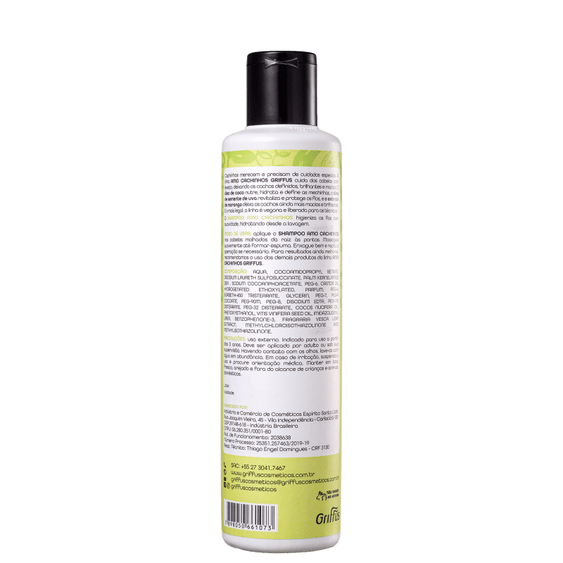 SHAMPOO GRIFFUS 300ML AMO CACHINHO