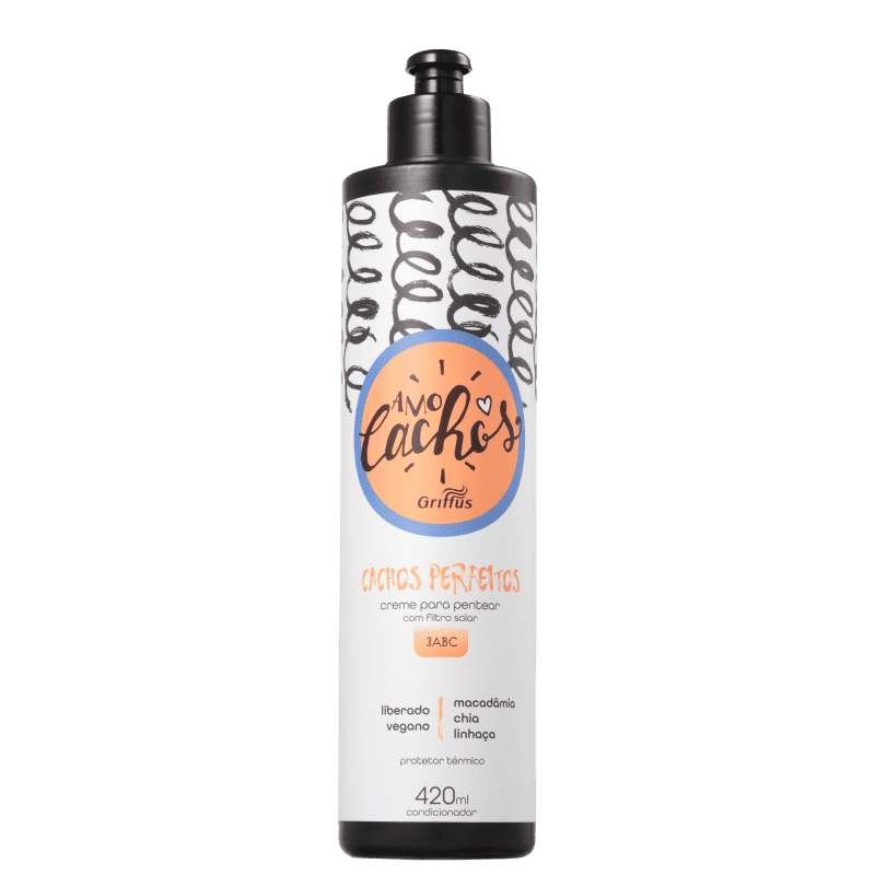 CREME PARA PENTEAR  GRIFFUS 420ML CACHOS PERFEITOS