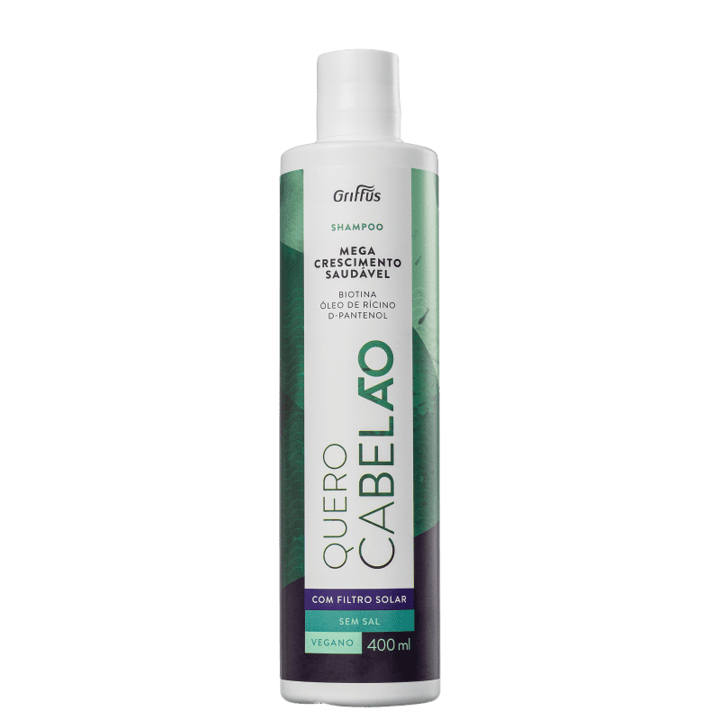 SHAMPOO GRIFFUS 400ML QUERO CABELÃO