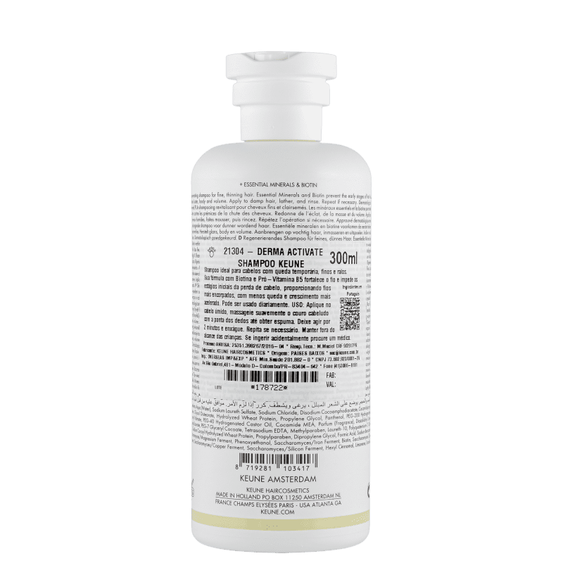 SHAMPOO DERMA ACTIVATE KEUNE 300ML