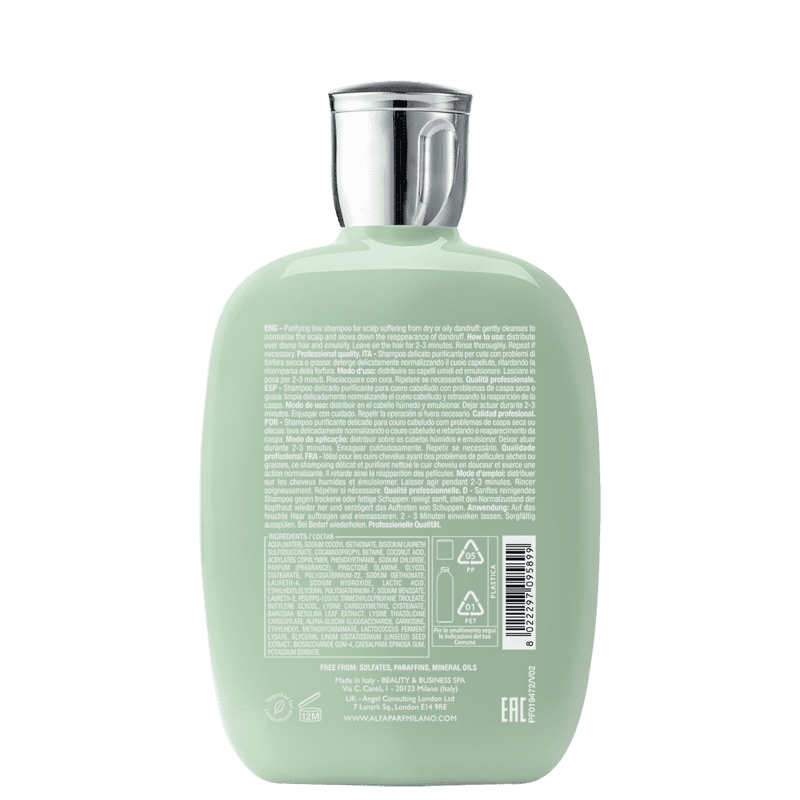 SHAMPOO ALFAPARF 250ML PURIFYING